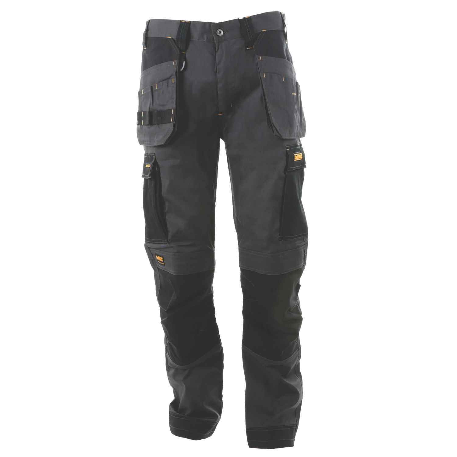 DeWalt Barstow Work Trousers Grey/Black 38" W 33" L (611HW)