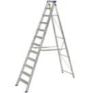Werner Aluminium 2.53m 12 Step Swingback A Frame Step Ladder