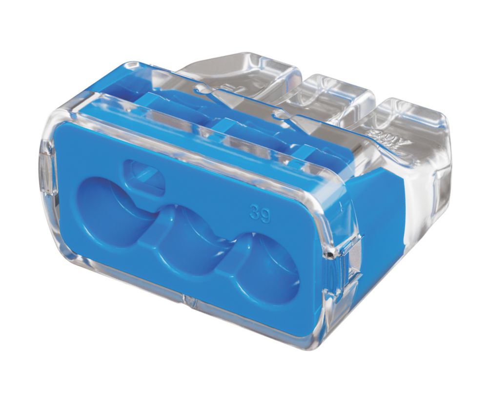 Ideal 41A 3Way PushWire Connectors 30 Pack Screwfix
