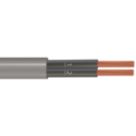 Time 2-Core YY Grey 0.5mm²  Unscreened Control Cable 1m Coil