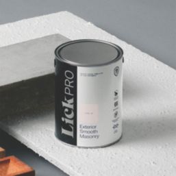 LickPro 5Ltr Smooth Pink 07 Masonry Paint