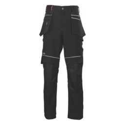 Scruffs Tansen Tech Work Trousers Black 38" W 32" L