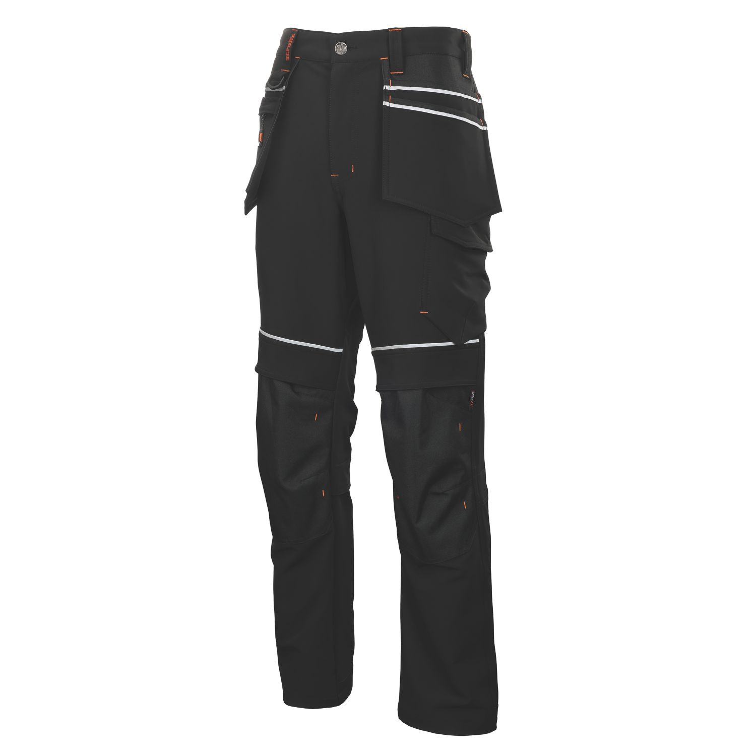 Scruffs Tansen Tech Work Trousers Black 38" W 32" L (611TN)