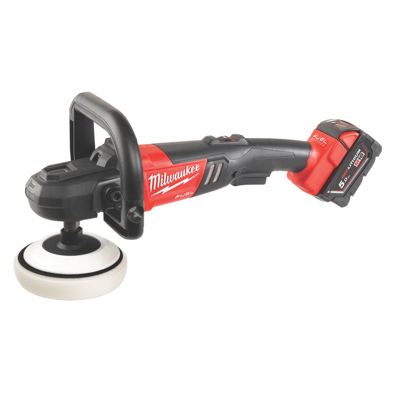 Milwaukee M18FAP FUEL 180mm 18V 2 x 5.0Ah Li-Ion RedLithium Brushless Cordless Polisher (611XH)