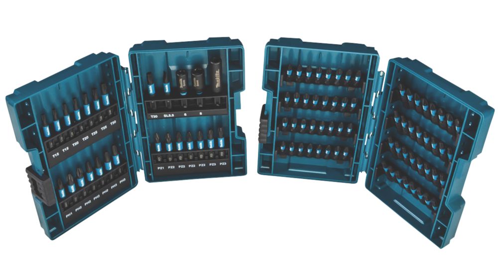 Makita E03109 Hex Shank Impact Bit Black Set 90 Pieces Screwfix