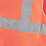 Site Rushton Hi-Vis Waistcoat Orange Small / Medium 48" Chest