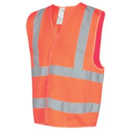 Site Rushton Hi-Vis Waistcoat Orange Small / Medium 48" Chest