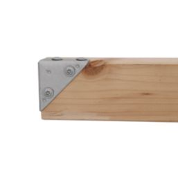 Magnodur Corner Brackets Silver 50mm x 70mm x 50mm 10 Pack