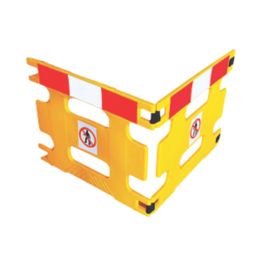 Addgards Handigard 2-Panel Barrier Yellow/Red/White 970mm