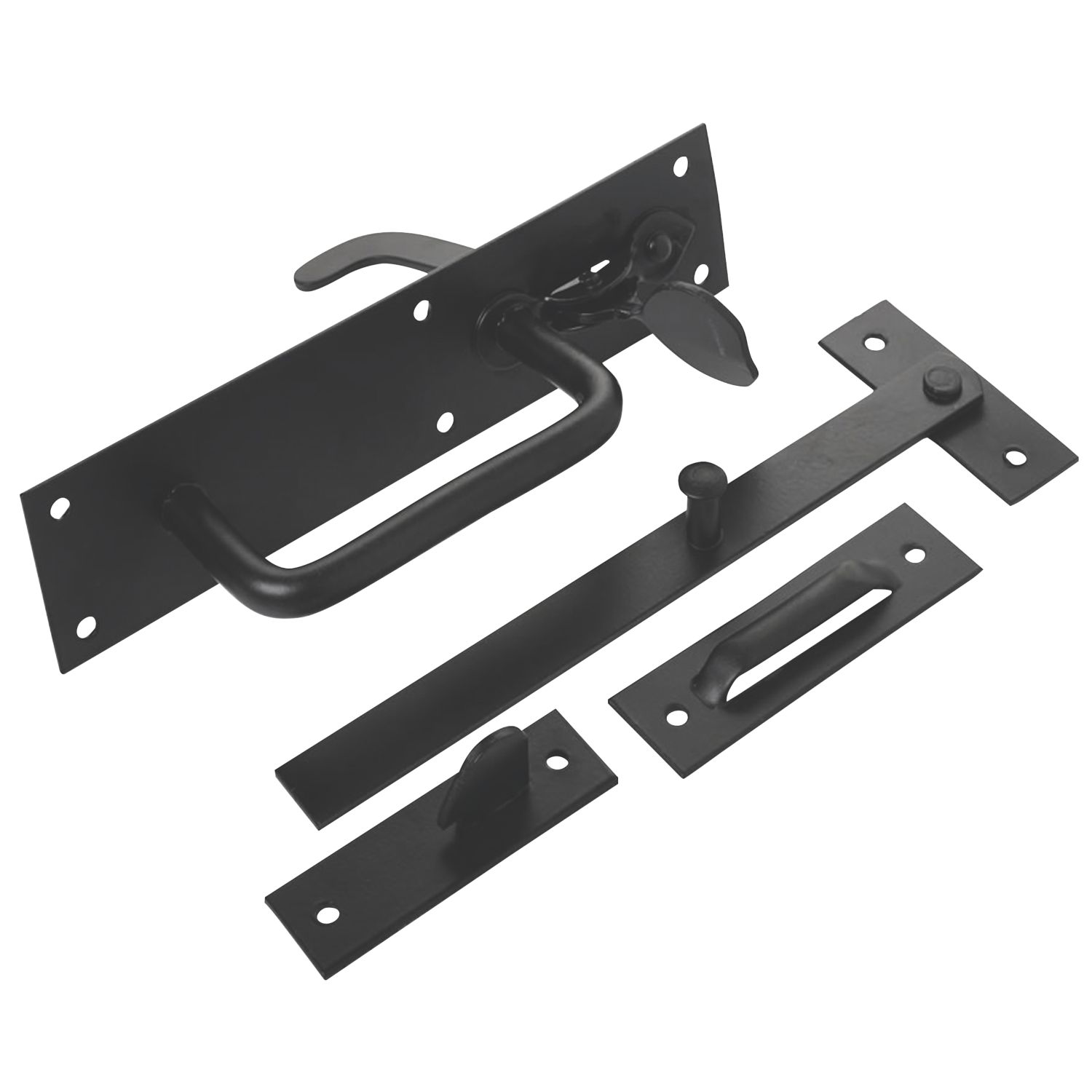 Smith & Locke Gate Latch Black 178mm (6121X)