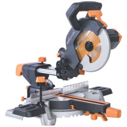 Evolution R210SMS 210mm  Electric Single-Bevel Sliding Multi-Material Mitre Saw 110V