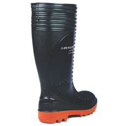 Dunlop Acifort Size 10  Black Steel Toe Cap Safety Wellies
