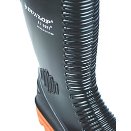 Dunlop Acifort   Safety Wellies Black Size 10