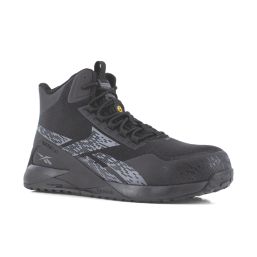 Reebok Nano X1 Adventure Size 9  Black Water-Resistant  Safety Trainer Boots
