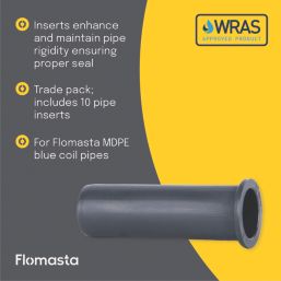 Flomasta MDPE Pipe Inserts 32mm 2 Pack