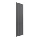 Reina Flat Single 1800mm x 514mm 3547BTU Anthracite Vertical Designer Radiator