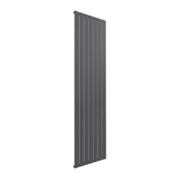 Reina Flat Single 1800mm x 514mm 3547BTU Anthracite Vertical Designer Radiator