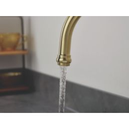 Bristan Renaissance Easyfit Kitchen Sink Mixer  Brushed Brass 1 Pair