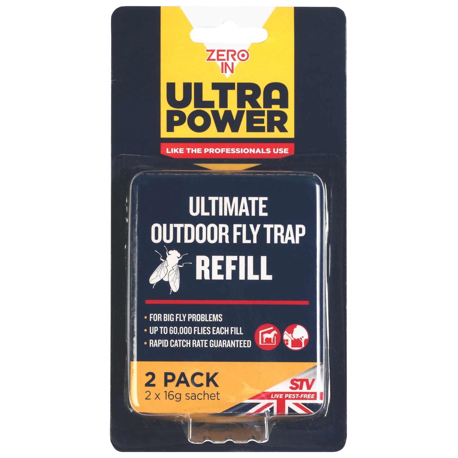 Zero In Ultra Power Flying Insect Control Refills 16g 2 Pack (612HV)