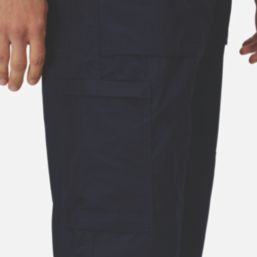 Regatta Lined Action Work Trousers Navy 32" W 33" L