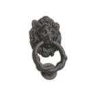 Hardware Solutions Door Knocker Lion Head Matt Black 95mm x 155mm
