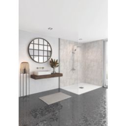 Splashwall Himalayan Marble Bathroom Wall Panel Matt Beige 2420mm x 600mm x 10mm