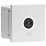 Knightsbridge Touchless 2.1A 1-Way Modular Light Switch White with White Inserts