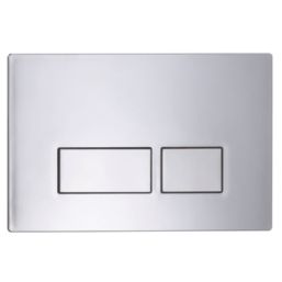 Quad Dual-Flush Flushing Plate Chrome