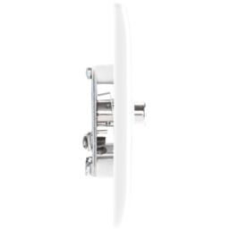 British General 800 Series 1-Gang Coaxial TV / FM Socket White