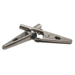 Pearl Consumables  5A Non-Insulated Crocodile Clips 2 Pack