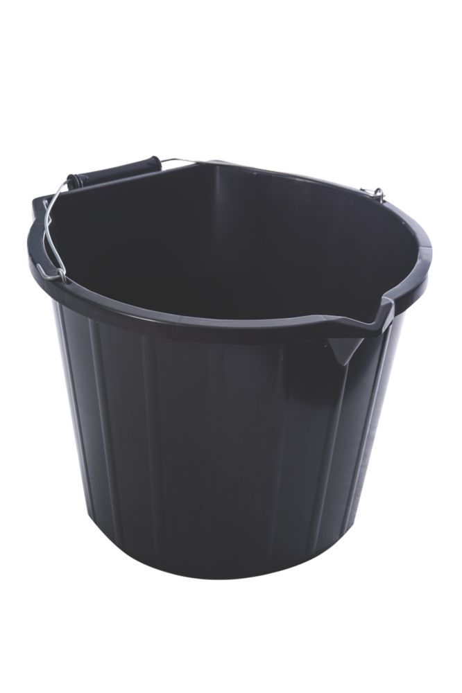 Plastic Pour & Scoop Buckets 14Ltr 3 Pack Screwfix