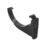 FloPlast  uPVC Half Round Fascia Brackets Black 112mm 10 Pack