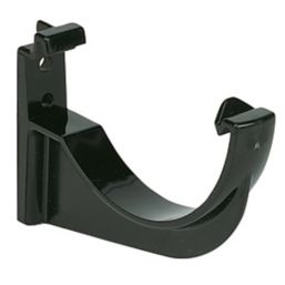 FloPlast  uPVC Half Round Fascia Brackets Black 112mm 10 Pack