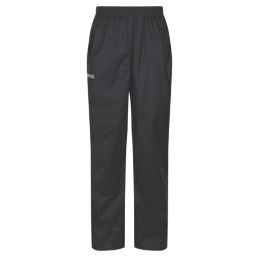 Regatta Pack It Waterproof  Overtrousers Black Large 29" W 31" L