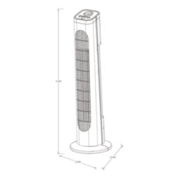 Oscillating Tower Fan 757mm