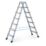Zarges Aluminium 1.74m 7 Step Swingback A Frame Step Ladder