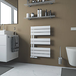 Ximax Oceanus Open Designer Towel Radiator 745mm x 500mm White 1270BTU