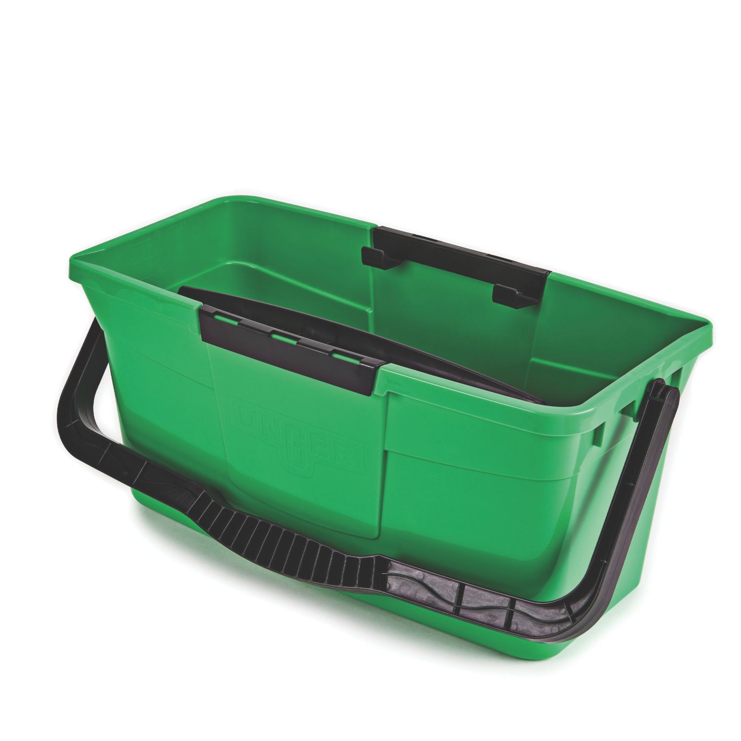 Unger QB12B Aluminium & Plastic Window Cleaning Bucket Green 12Ltr (613HH)
