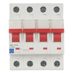 Lewden  125A 4-Pole 3-Phase Mains Switch Disconnector