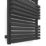 Terma 1185mm x 600mm 3795BTU Black Flat Designer Towel Radiator