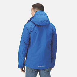 Regatta Exosphere II Waterproof Shell Jacket Oxford Blue / Black Medium Size 39 1/2" Chest