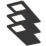 Sensio Astro TrioTone Rectangular LED Under Cabinet Lights Black 14.4W 240-270lm 3 Pack
