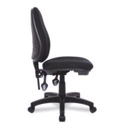 Nautilus Designs Java 200 Medium Back Task/Operator Chair No Arms Black