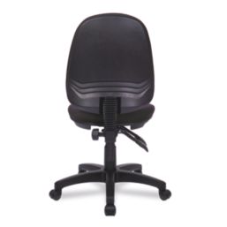 Nautilus Designs Java 200 Medium Back Task/Operator Chair No Arms Black