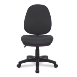Nautilus Designs Java 200 Medium Back Task/Operator Chair No Arms Black