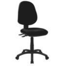 Nautilus Designs Java 200 Medium Back Task/Operator Chair No Arms Black