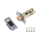 Smith & Locke Chrome Tubular WC Deadbolt 64mm Case - 45mm Backset