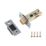 Smith & Locke Chrome Tubular WC Deadbolt 64mm Case - 45mm Backset