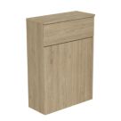 Newland  Floorstanding Toilet Unit Natural Oak Effect 600mm x 260mm x 850mm