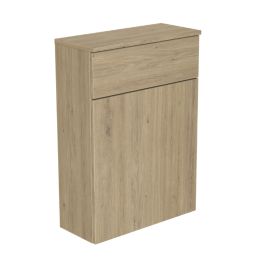 Newland  Floorstanding Toilet Unit Natural Oak Effect 600mm x 260mm x 850mm